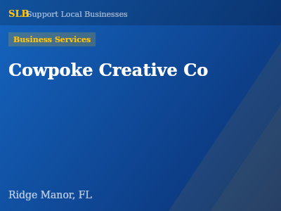 Cowpoke Creative Co — Business Services in Ridge Manor, FL
