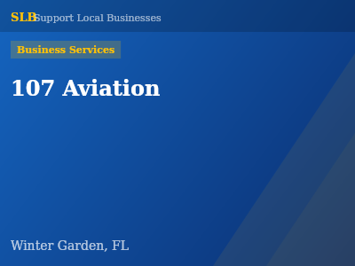 107 Aviation — Business Services in Winter Garden, FL