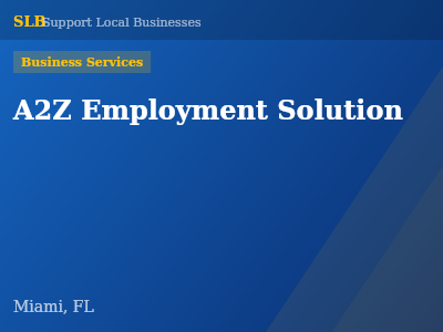 A2Z Employment Solution — Business Services in Miami, FL