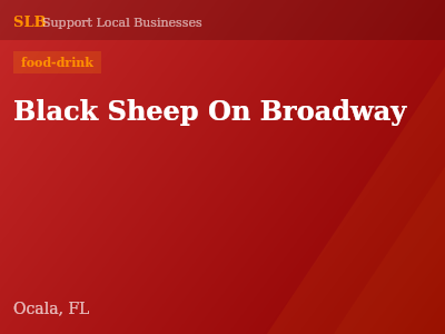 Black Sheep On Broadway — food-drink in Ocala, FL
