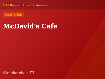 McDavid's Cafe — food-drink in Steinhatchee, FL
