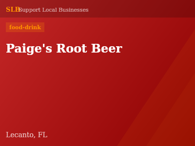 Paige's Root Beer — food-drink in Lecanto, FL