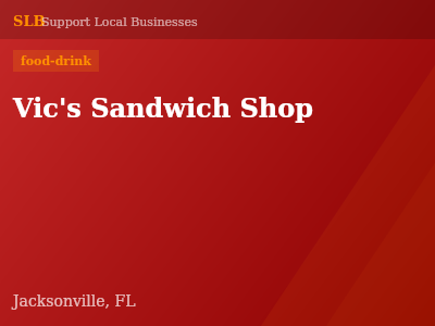 Vic's Sandwich Shop — food-drink in Jacksonville, FL