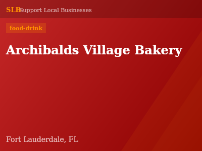Archibalds Village Bakery — food-drink in Fort Lauderdale, FL