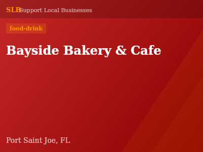 Bayside Bakery & Cafe — food-drink in Port Saint Joe, FL