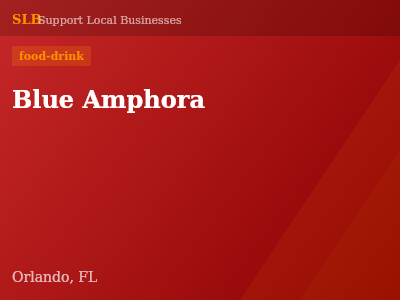Blue Amphora — food-drink in Orlando, FL