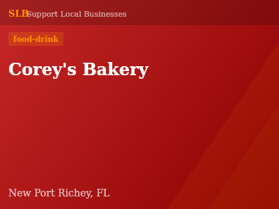 Corey's Bakery — food-drink in New Port Richey, FL