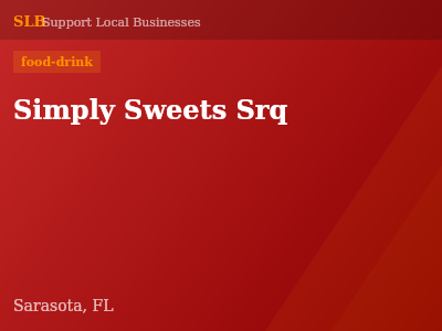 Simply Sweets Srq — food-drink in Sarasota, FL