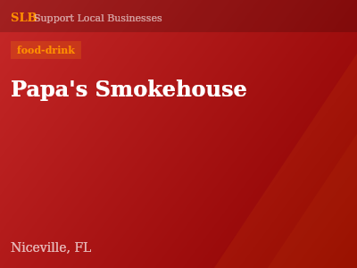 Papa's Smokehouse — food-drink in Niceville, FL