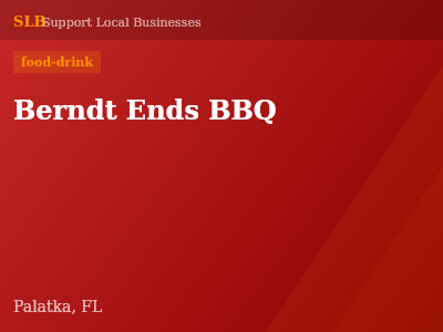 Berndt Ends BBQ — food-drink in Palatka, FL