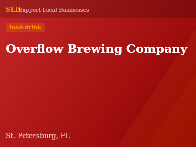 Overflow Brewing Company — food-drink in St. Petersburg, FL