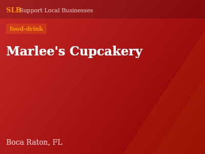 Marlee's Cupcakery — food-drink in Boca Raton, FL
