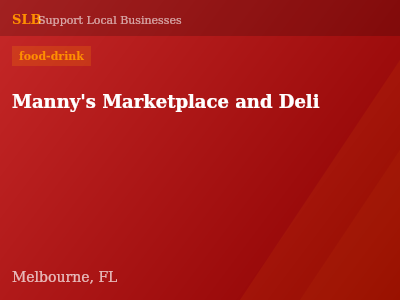 Manny's Marketplace and Deli — food-drink in Melbourne, FL