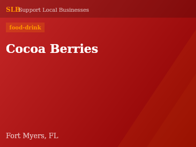 Cocoa Berries — food-drink in Fort Myers, FL