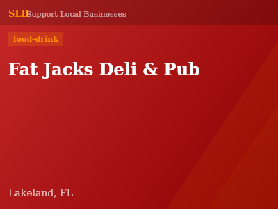 Fat Jacks Deli & Pub — food-drink in Lakeland, FL