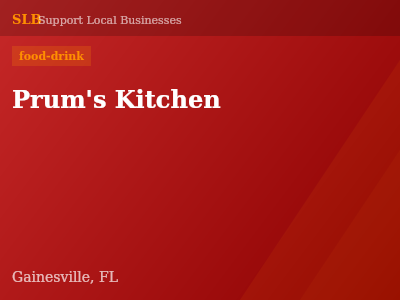 Prum's Kitchen — food-drink in Gainesville, FL