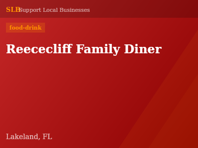 Reececliff Family Diner — food-drink in Lakeland, FL