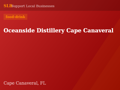 Oceanside Distillery Cape Canaveral — food-drink in Cape Canaveral, FL