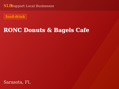 RONC Donuts & Bagels Cafe — food-drink in Sarasota, FL