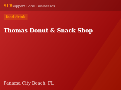 Thomas Donut & Snack Shop — food-drink in Panama City Beach, FL