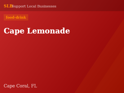 Cape Lemonade — food-drink in Cape Coral, FL