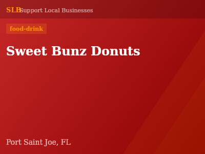 Sweet Bunz Donuts — food-drink in Port Saint Joe, FL