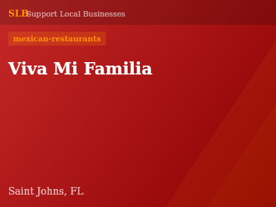 Viva Mi Familia — mexican-restaurants in Saint Johns, FL