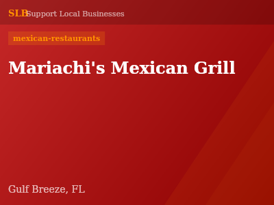 Mariachi's Mexican Grill — mexican-restaurants in Gulf Breeze, FL