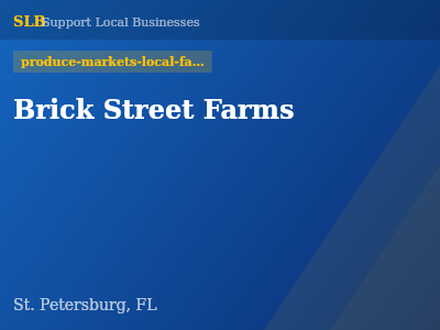 Brick Street Farms — produce-markets-local-farms in St. Petersburg, FL