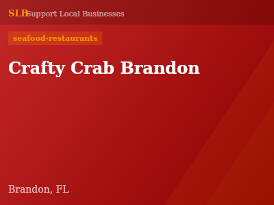 Crafty Crab Brandon — seafood-restaurants in Brandon, FL