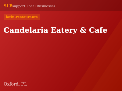 Candelaria Eatery & Cafe — latin-restaurants in Oxford, FL