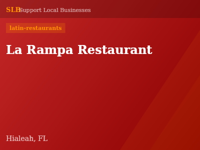 La Rampa Restaurant — latin-restaurants in Hialeah, FL