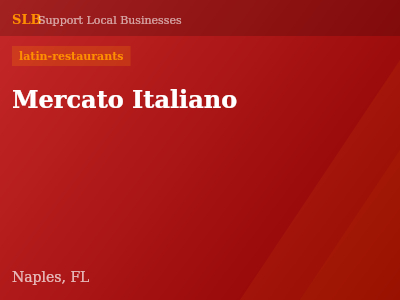 Mercato Italiano — latin-restaurants in Naples, FL