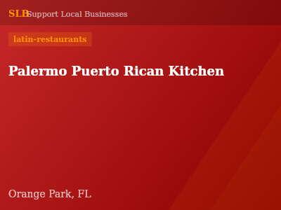 Palermo Puerto Rican Kitchen — latin-restaurants in Orange Park, FL