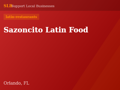 Sazoncito Latin Food — latin-restaurants in Orlando, FL