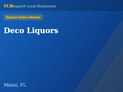 Deco Liquors — liquor-wine-stores in Miami, FL