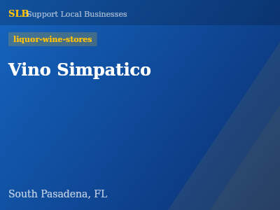 Vino Simpatico — liquor-wine-stores in South Pasadena, FL