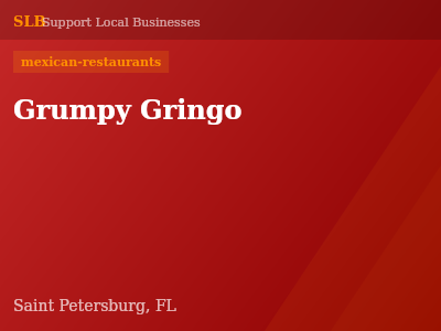 Grumpy Gringo — mexican-restaurants in Saint Petersburg, FL