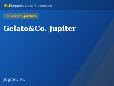 Gelato&Co. Jupiter — ice-cream-parlors in Jupiter, FL