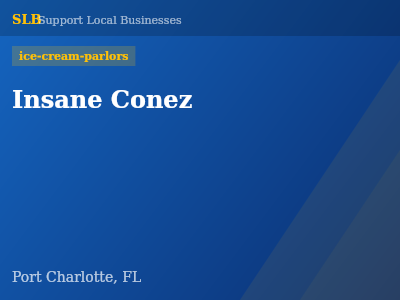 Insane Conez — ice-cream-parlors in Port Charlotte, FL