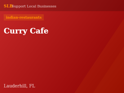 Curry Cafe — indian-restaurants in Lauderhill, FL