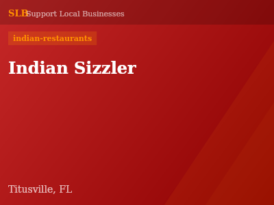 Indian Sizzler — indian-restaurants in Titusville, FL