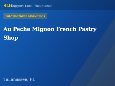 Au Peche Mignon French Pastry Shop — international-bakeries in Tallahassee, FL