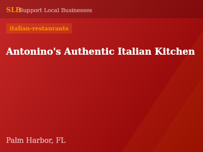 Antonino's Authentic Italian Kitchen — italian-restaurants in Palm Harbor, FL