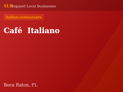 Café  Italiano — italian-restaurants in Boca Raton, FL