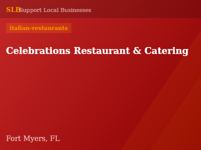 Celebrations Restaurant & Catering — italian-restaurants in Fort Myers, FL