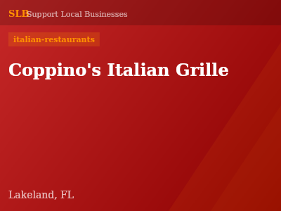 Coppino's Italian Grille — italian-restaurants in Lakeland, FL