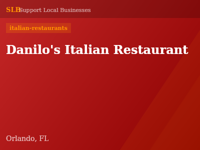 Danilo's Italian Restaurant — italian-restaurants in Orlando, FL