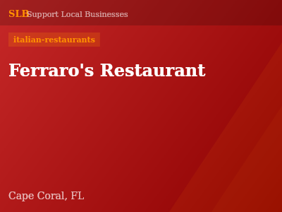 Ferraro's Restaurant — italian-restaurants in Cape Coral, FL