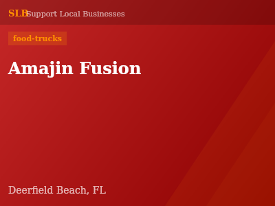 Amajin Fusion — food-trucks in Deerfield Beach, FL